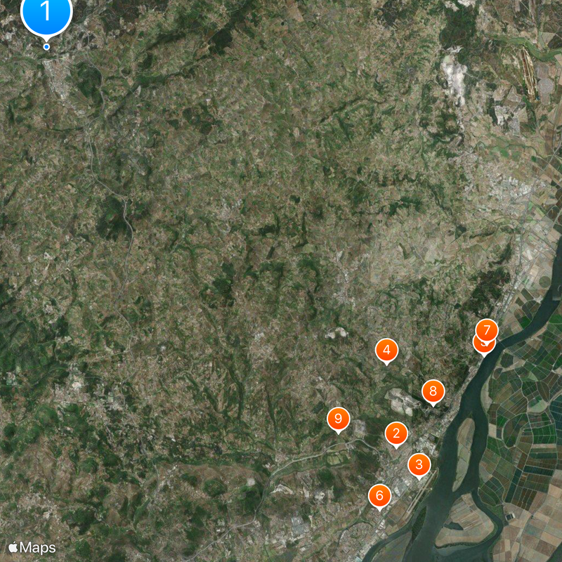 Lines of Torres Vedras Map