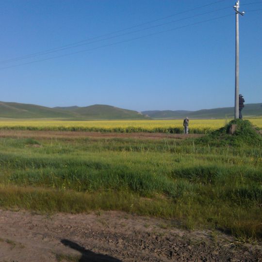 Bandiera centrale destra di Horqin