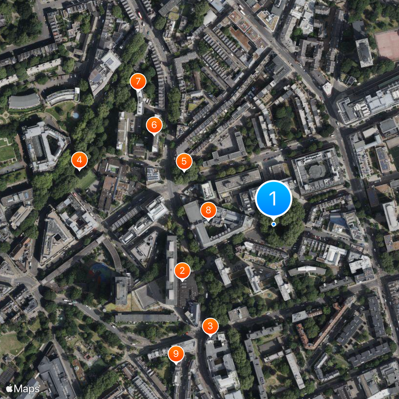 City, University of London Map