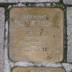Stolperstein à la mémoire de Pauline Fischer
