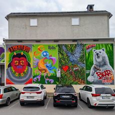 Muurschildering, kunstwerk