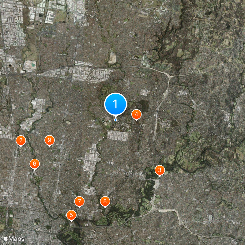 La Trobe University Map