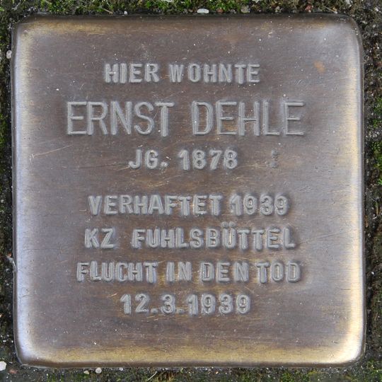 Stolperstein für Ernst Dehle