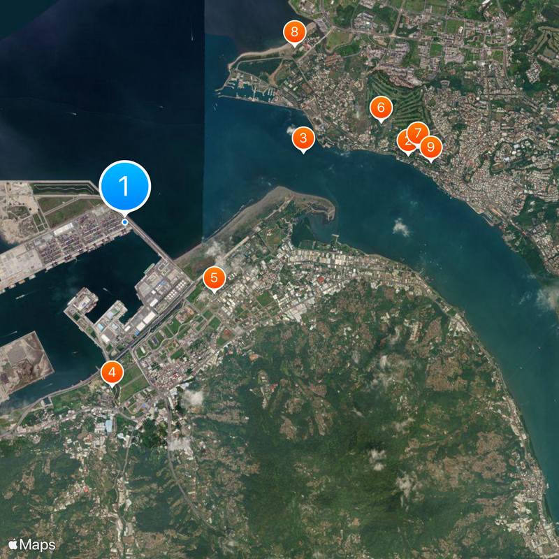 Port of Taipei Map