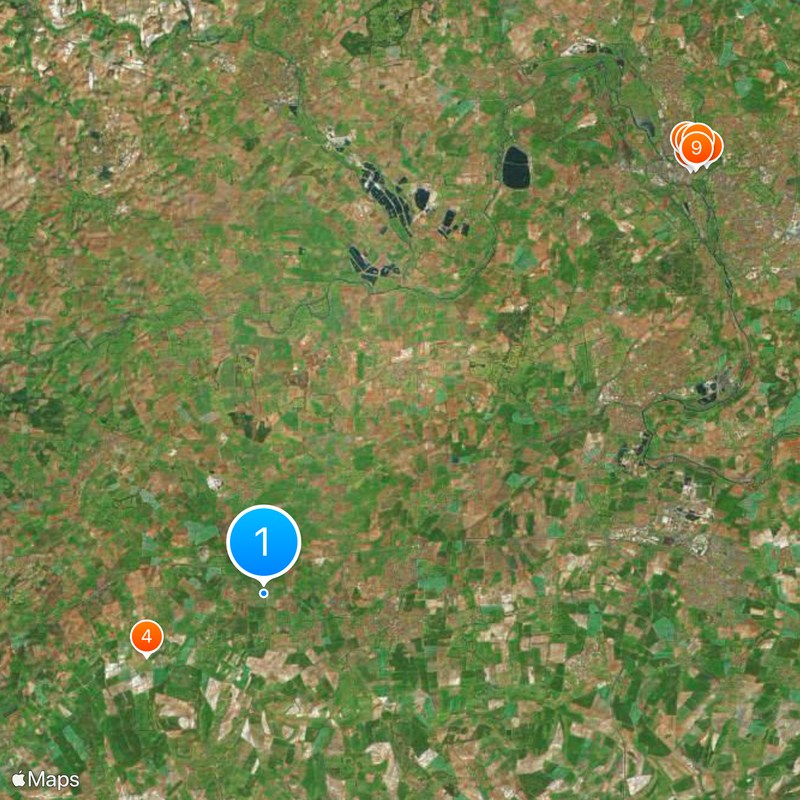 Vale of White Horse Mapa