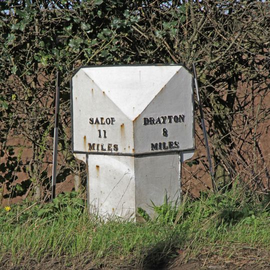 Mile Post Approximately 18 Metres South East Of Lodgebank