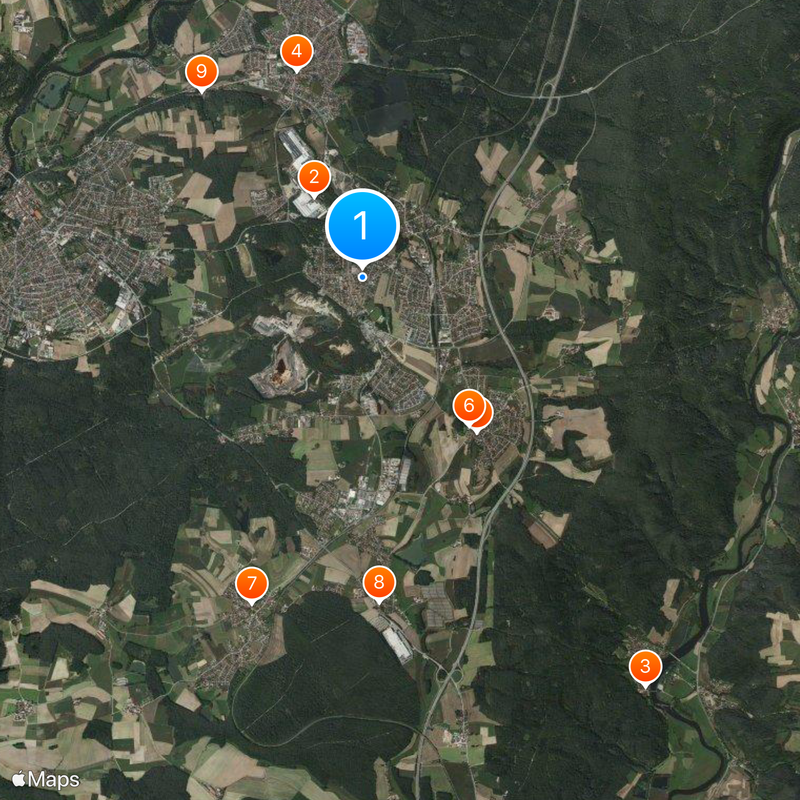 Maxhütte-Haidhof Map