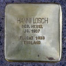 Stolperstein dedicated to Hanni Losch