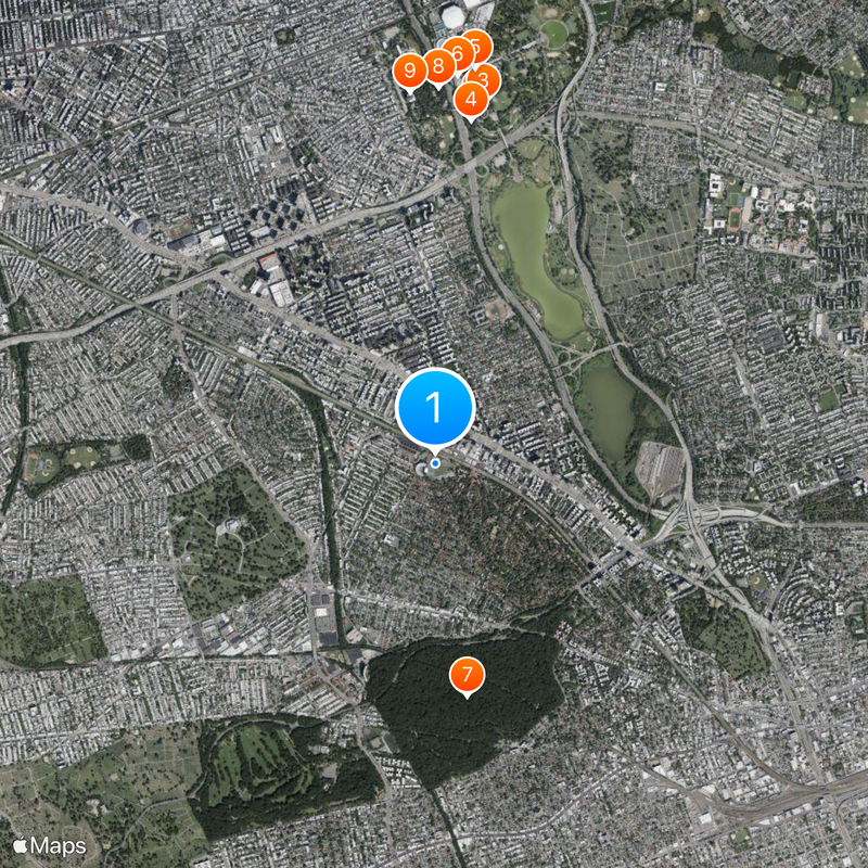 West Side Tennis Club Map