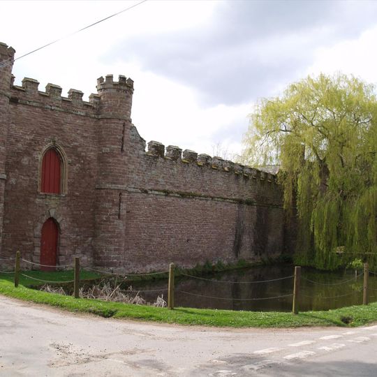 Barn On West Side Of Farmyard And Curtain Wall Enclosing Yard At Bollitree Castle