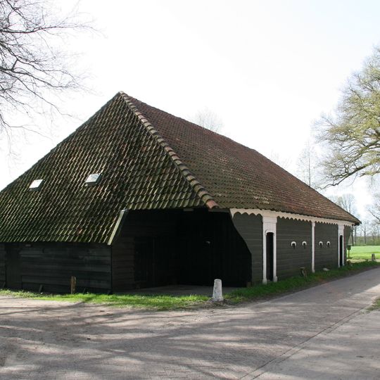 De Moeren: Vlaamse schuur aan Moersebaan