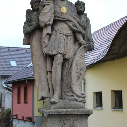Statue of Saint Wenceslaus in Rožmitál pod Třemšínem
