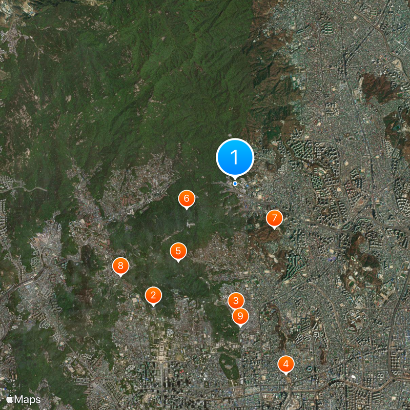 Kookmin University Map