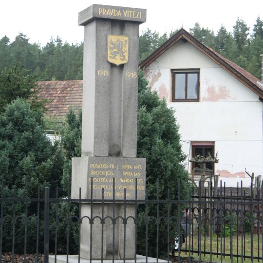 Památník obětem 1. sv. války v Mrzkovicích