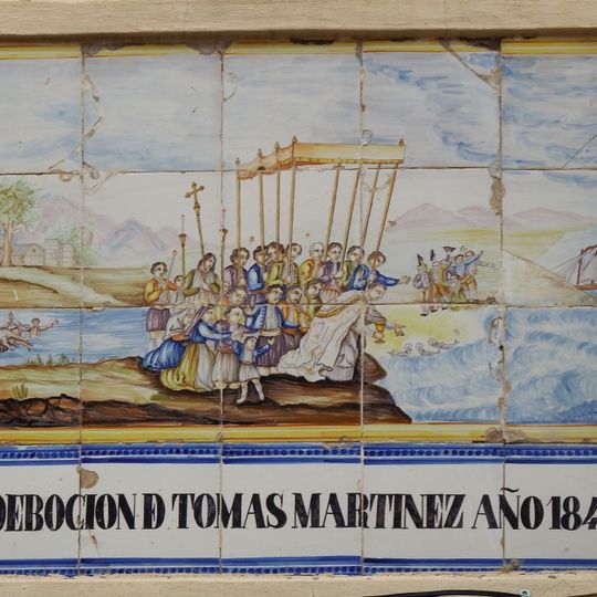 Ceramic panel of the Miracle dels Peixets