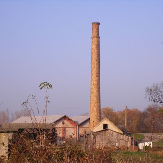 Čerpacia stanica, komín
