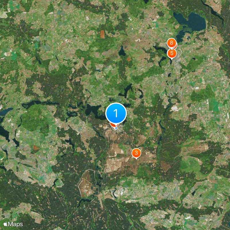 Borne Sulinowo Map