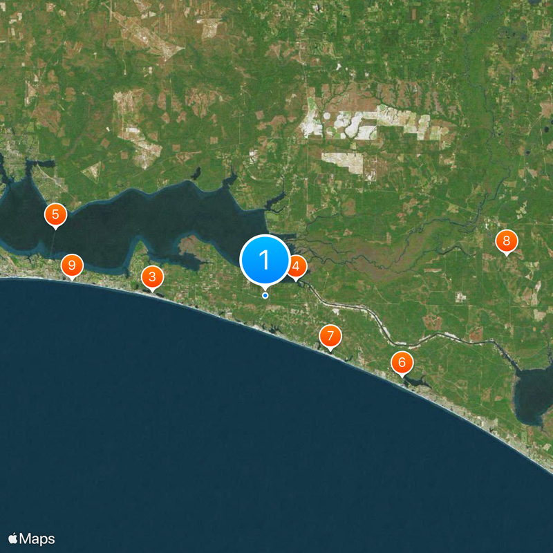 Santa Rosa Beach Map
