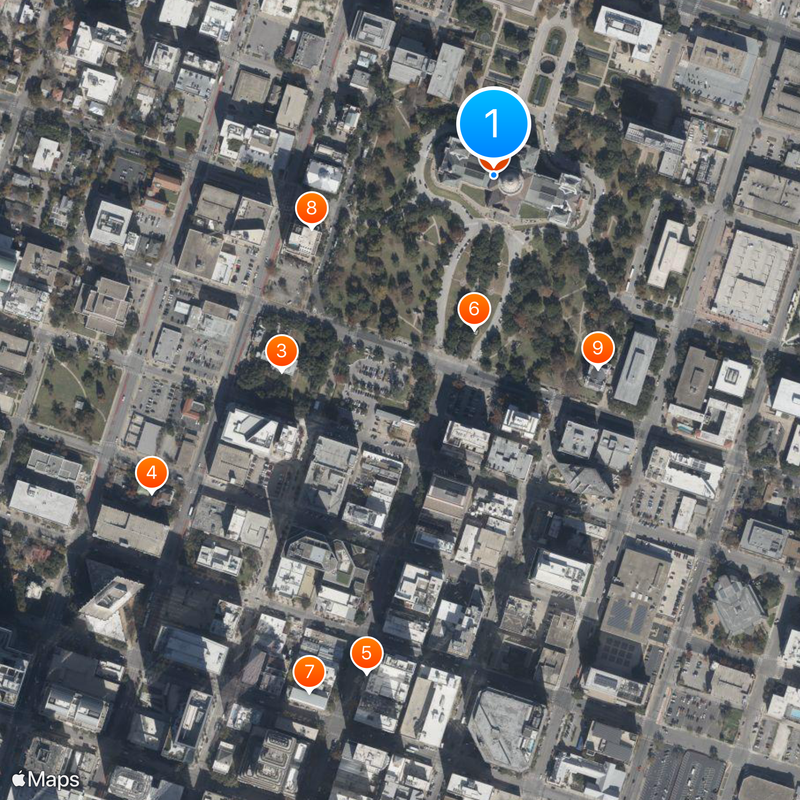 Texas Legislature Mappa