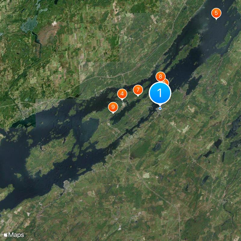 Alexandria Bay Map