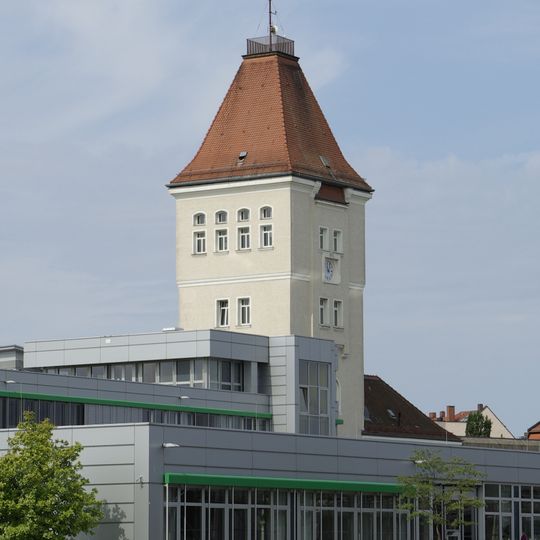 Wasserturm des ehemaligen „Neuen“ Städtischen Gaswerks
