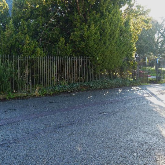Railings And Gates In Front Of Church Of St Mary The Virgin