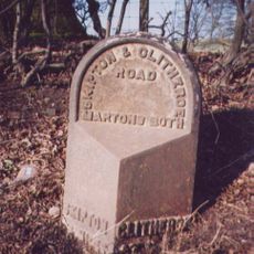 Milestone 100 Metres East Of School House Farmhouse