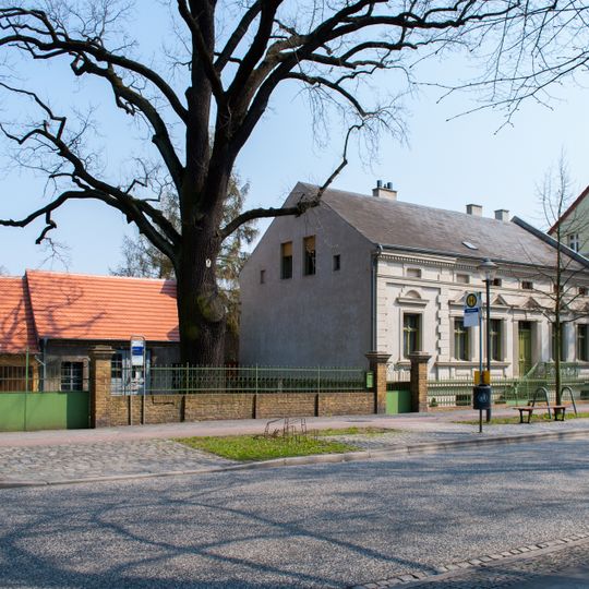 Naturdenkmal Stieleiche Berliner Straße 49, alte Schmiede in Hennigsdorf