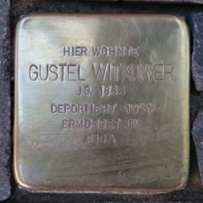 Stolperstein en memoria de Gustel Witkower