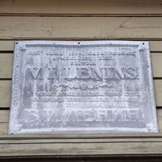 Commemorative plaque to Vladimir Lenin