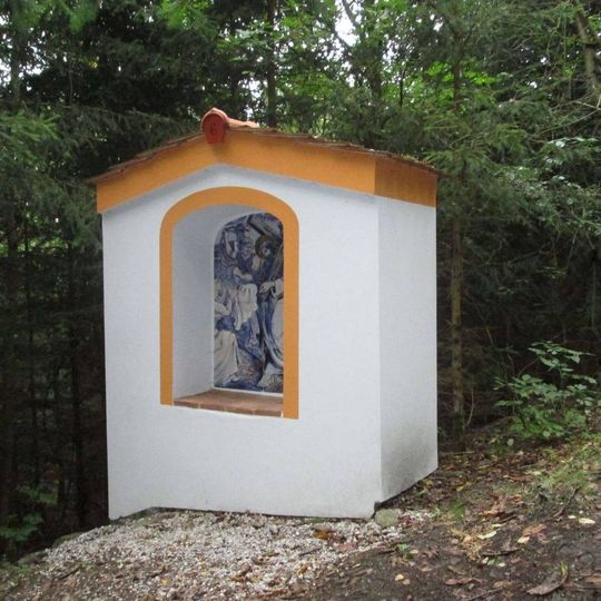 Kaplička na křížové cestě u Stříbra - 6. zastavení