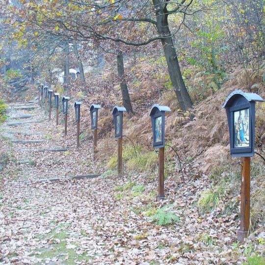 Obrázky Křížové cesty v Kamenickém Šenově