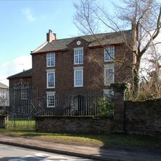 Manor Farmhouse with forecourt railings and gates