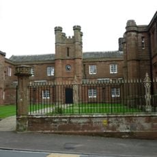 Railings And Gate Closing West Side Of Quadrangle At St Bees School