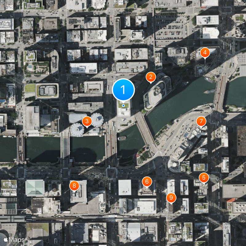 330 North Wabash Mapa