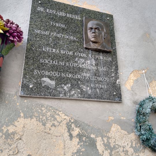 Pamětní deska Edvarda Beneše