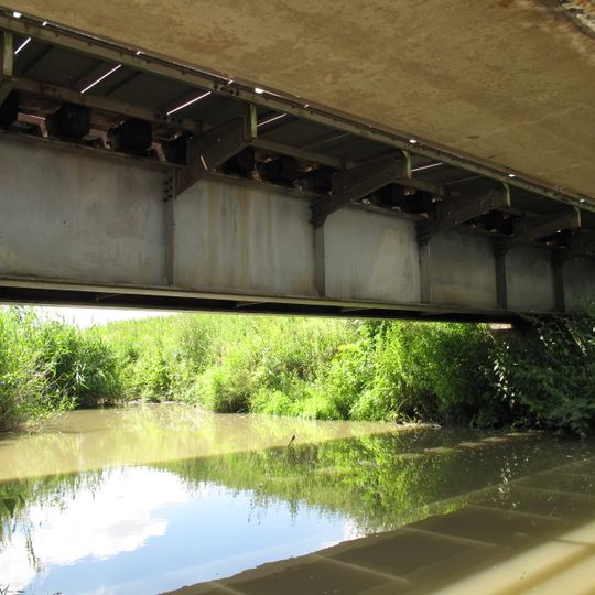 Železniční most přes Štítarský potok u Svídnice