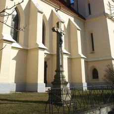 Kříž u kostela svatého Jakuba v Konicích