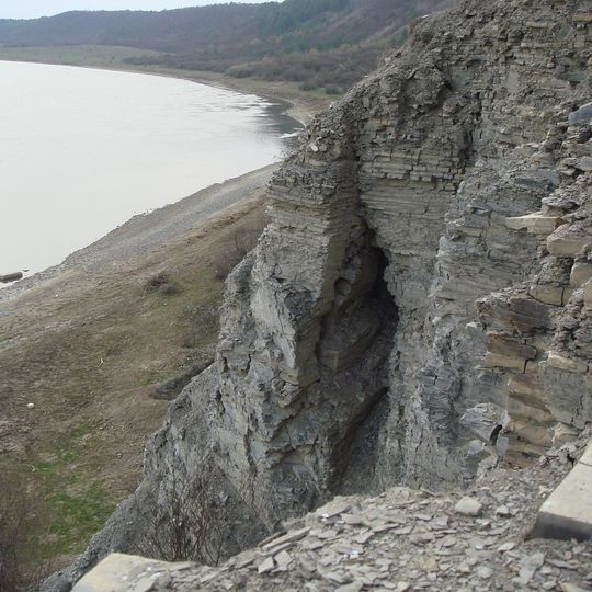 Khudykivske exposure of Lower Cretaceous sediments