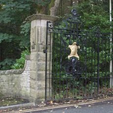 Gate Piers And Gates At The Lodge