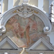 Žobrák, U žobráka, maľba nástenná-vsa