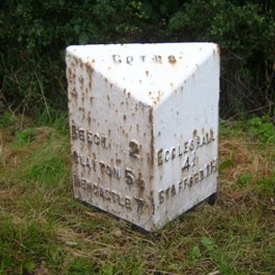 Milepost, Cotes Heath