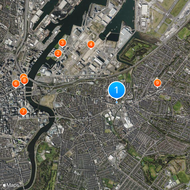 Belfast East Map