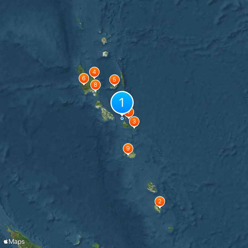 Vanuatu Map