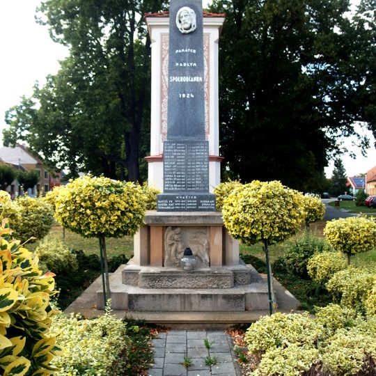 World War I memorial in Ostrožské Předměstí