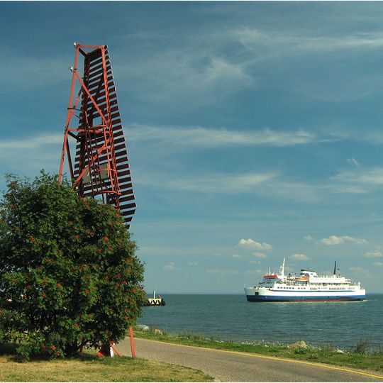 Heltermaa front light beacon