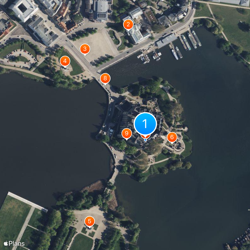 Château de Schwerin Carte