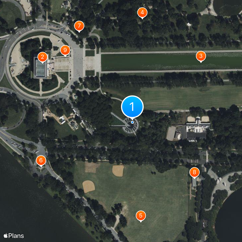 Korean War Veterans Memorial Map