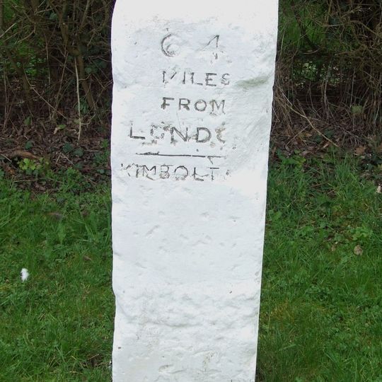 Milestone Approximately 100 Yards East Of Vicarage Farm