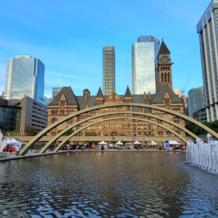 Fountain at Nathan Phillips Square